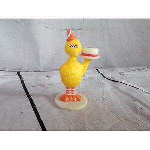 Vintage Wilton Sesame Street Big Bird Cake Topper Figure 3inch Jim Henson